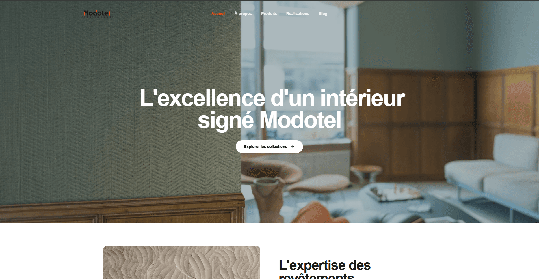 Modotel-Revêtement & Design platform preview